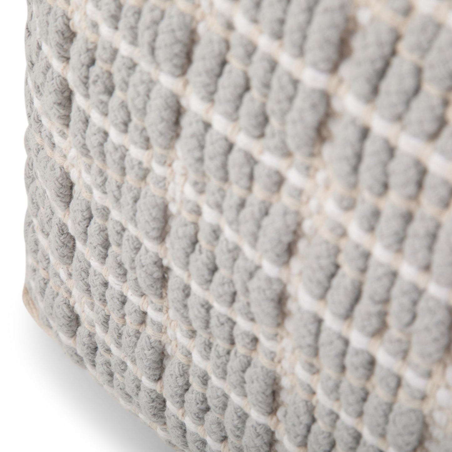 Noreen - Upholstered Square Pouf Simpli-Home