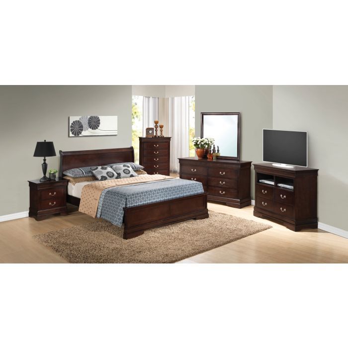 Sleigh Bed With Low Footboard Glory Furniture