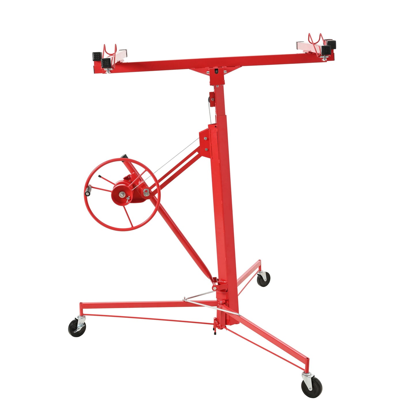 Drywall Lift Panel Hoist Jack Lifter With Caster Wheels And Telescopic Arm Daily Nest