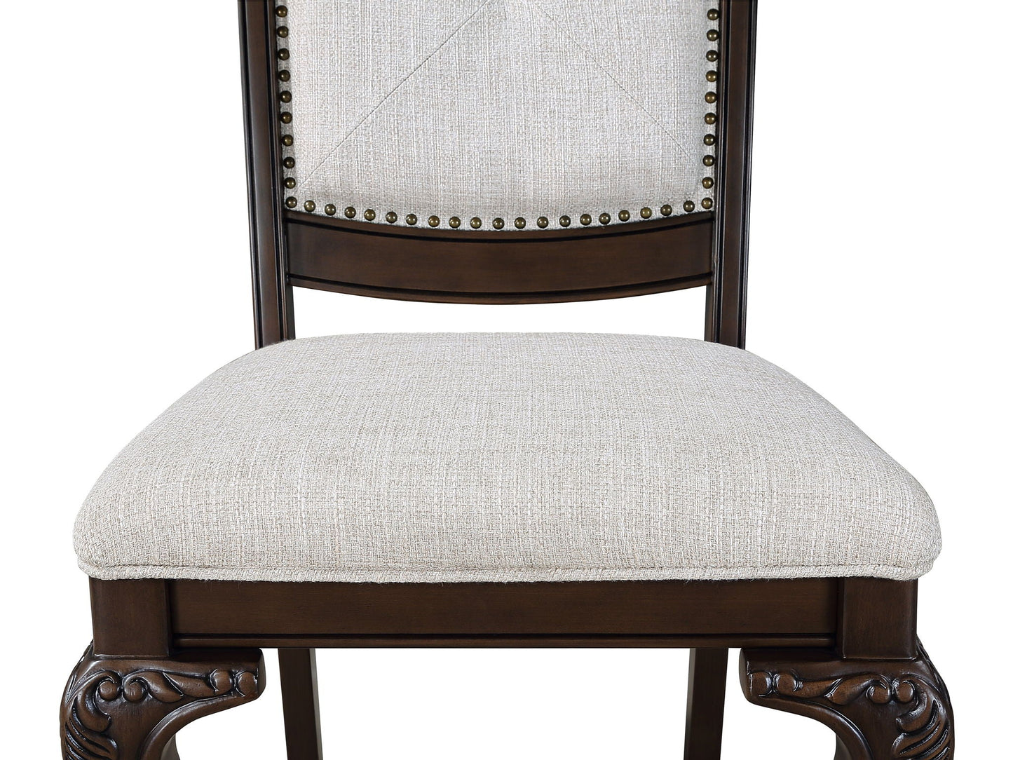 Kiera - Arm Chair (Set of 2) - Cherry Brown Crown Mark