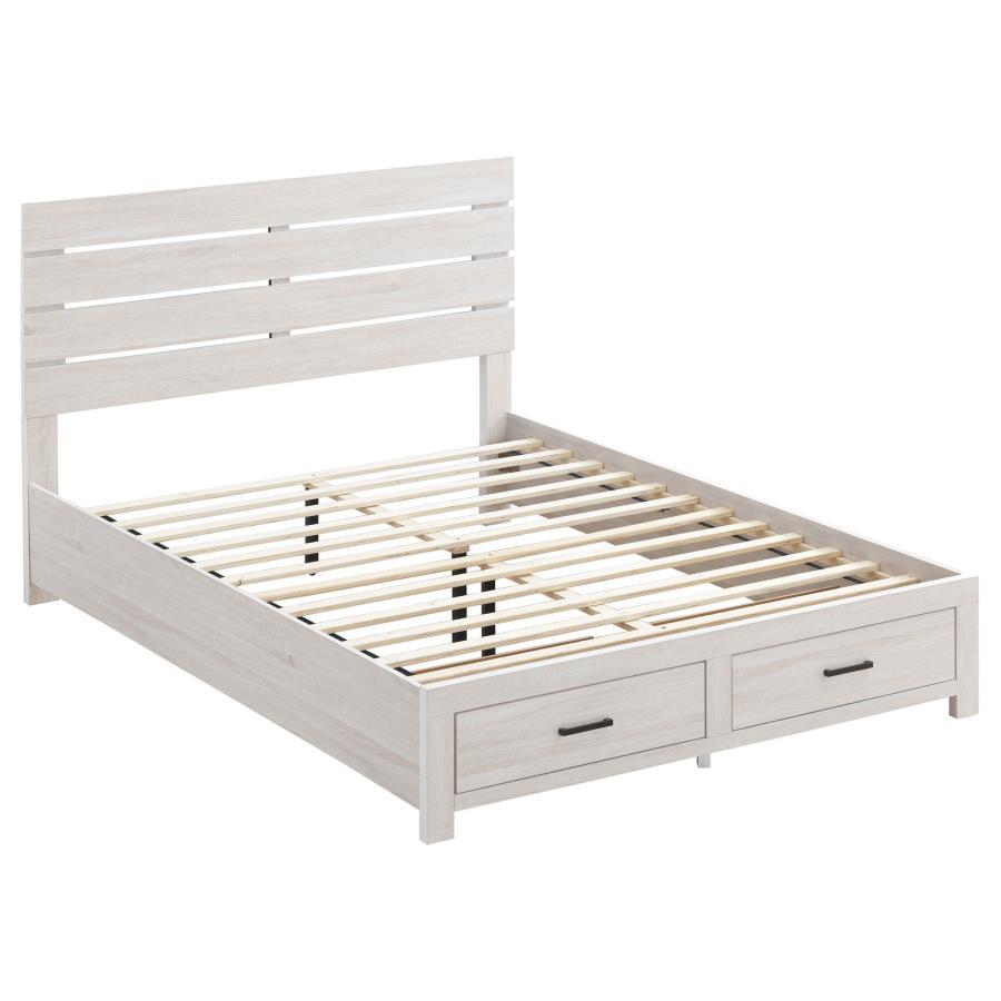 Brantford - Wood Storage Panel Bed CoasterEveryday