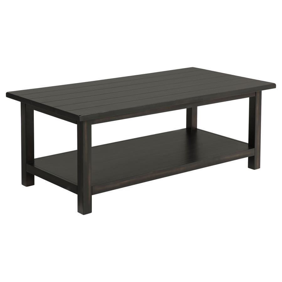 Payne - Wood Coffee Table with Shelf Coaster Fine Furniture