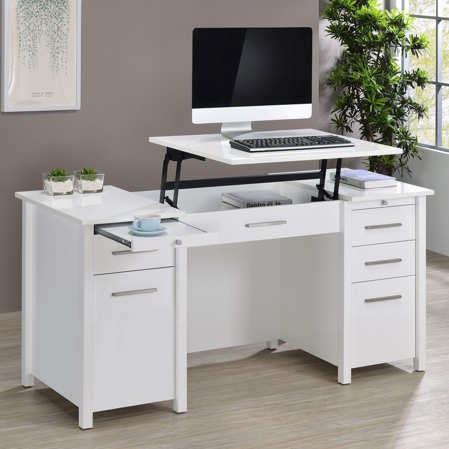 Dylan - 4-Drawer Lift Top Office Desk CoasterEssence