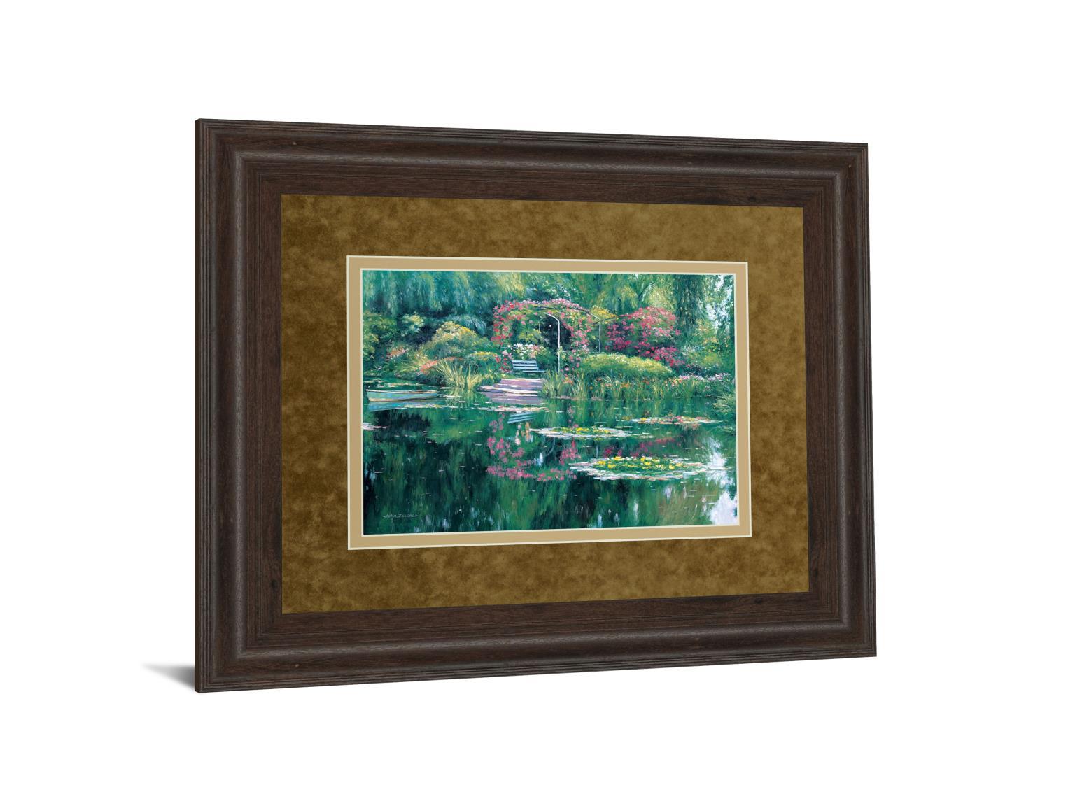 Swamp Scene - Framed Print Wall Art - Green Classy Art