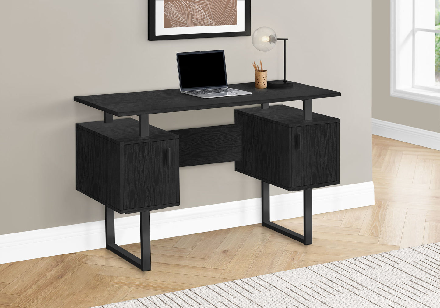 Computer Desk, Home Office, Laptop, Storage, Work, Contemporary, Modern 8th Street