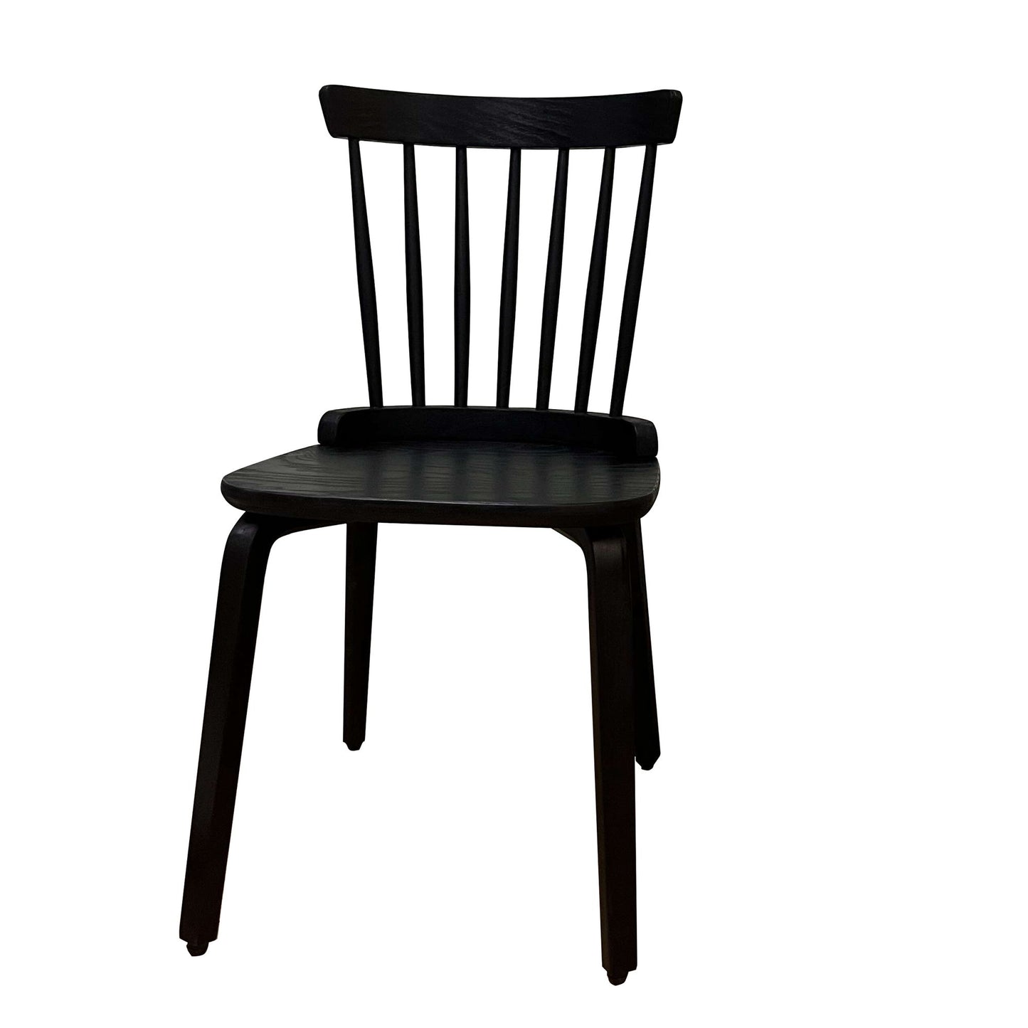 Solid Wood Slat Back Windsor Chair (Set of 2) Home Essentials