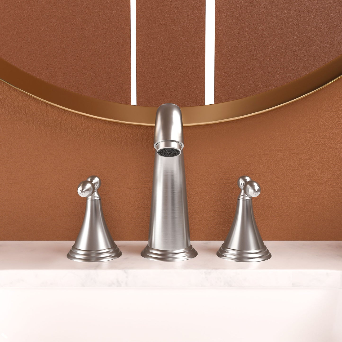 Elegant 2 Handle Widespread Bathroom Faucet With Pop Up Drain And Water Supply Lines Daily Nest