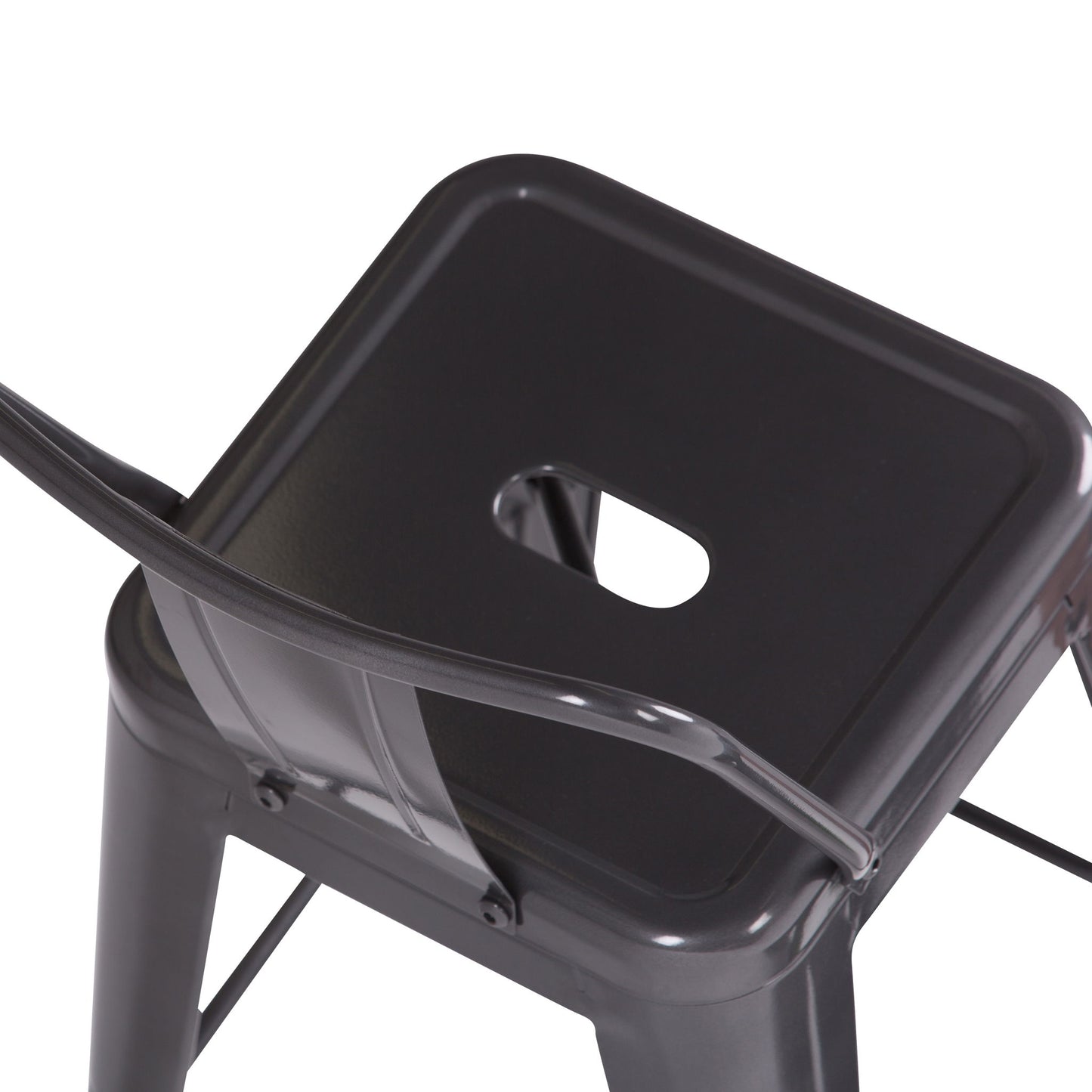 Rayne - Curved Back Metal Stool (Set of 2) Simpli-Home