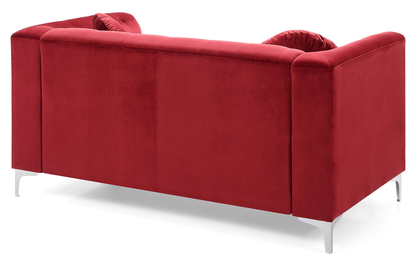Stylish Sloped Arm Loveseat Glory Furniture