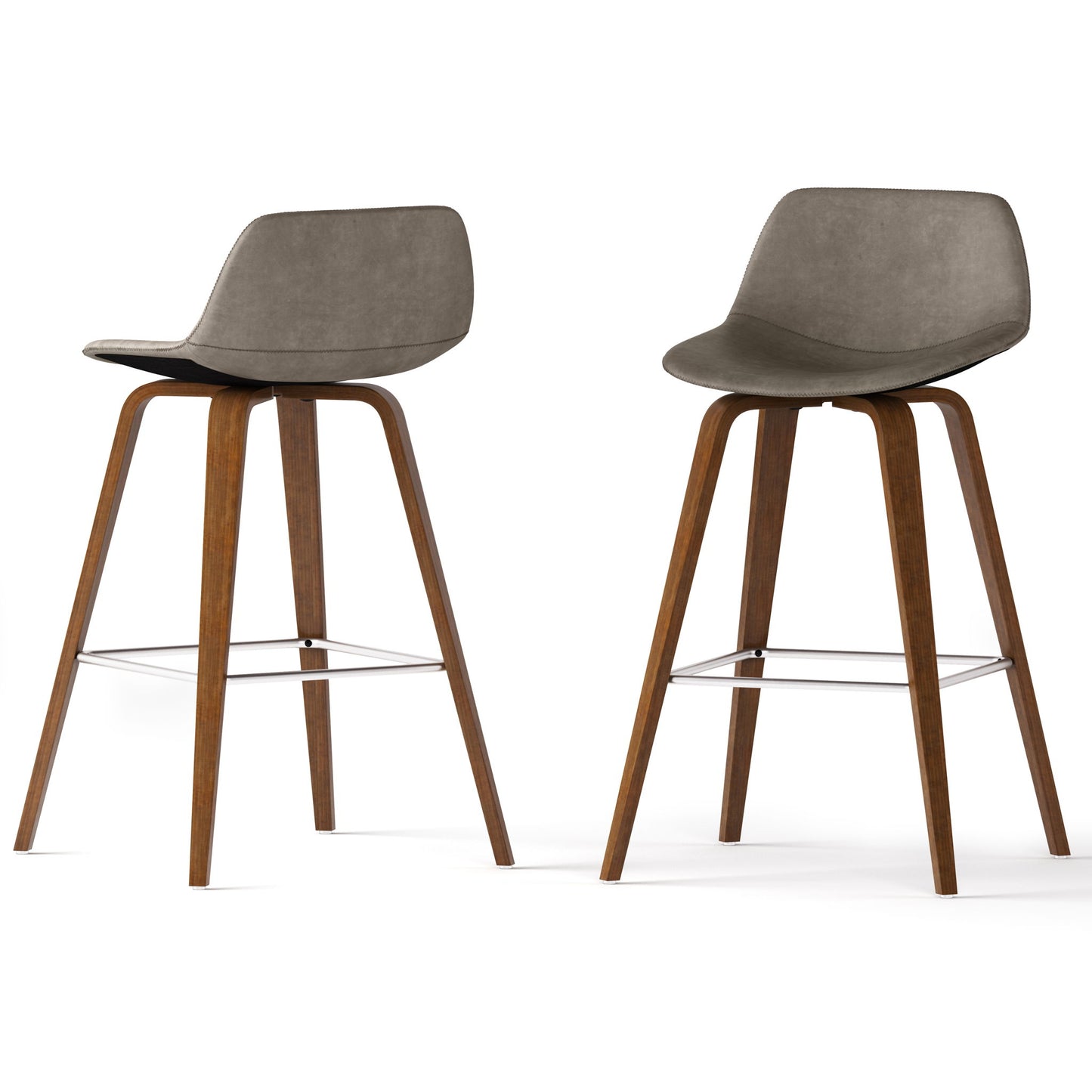 Randolph Bentwood - Counter / Bar Height Stool (Set of 2) Simpli-Home