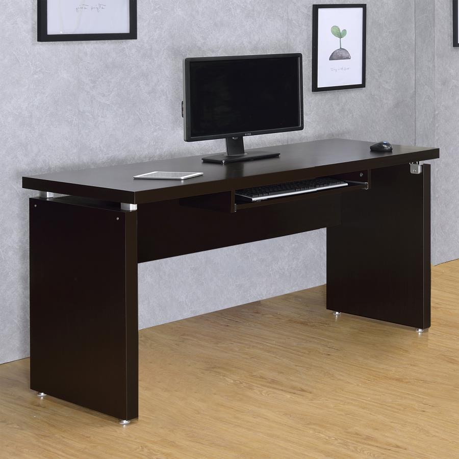 Skylar - Computer Desk With Keyboard Drawer - Cappuccino CoasterEveryday
