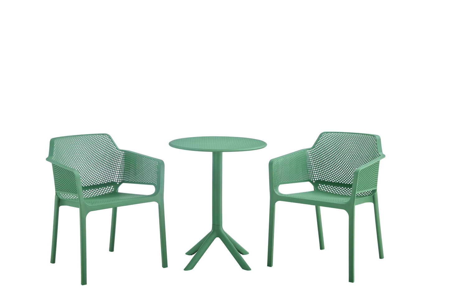 3 Piece Plastic Arm Chair Bistro Grs Premium Ocean Plastic Home Essentials