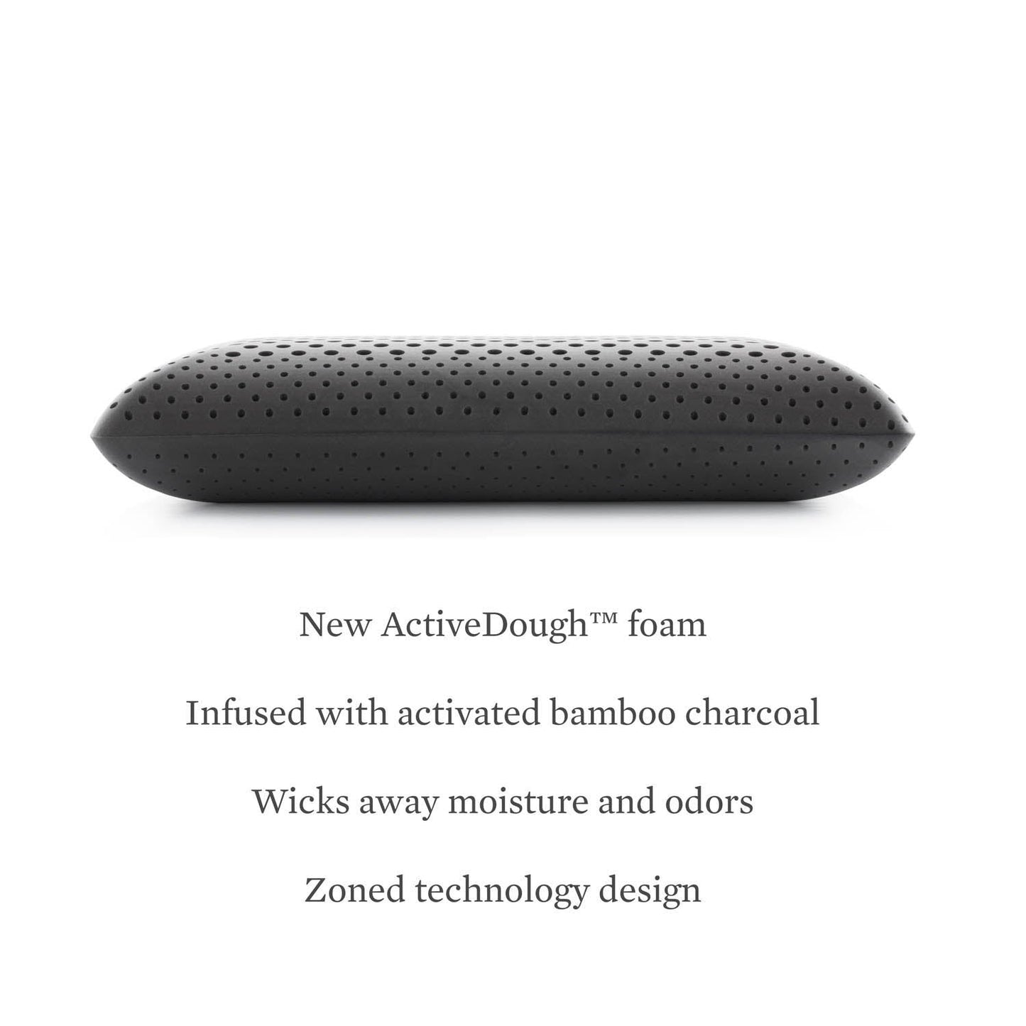Zoned ActiveDough - Bamboo Charcoal Pillow Malouf