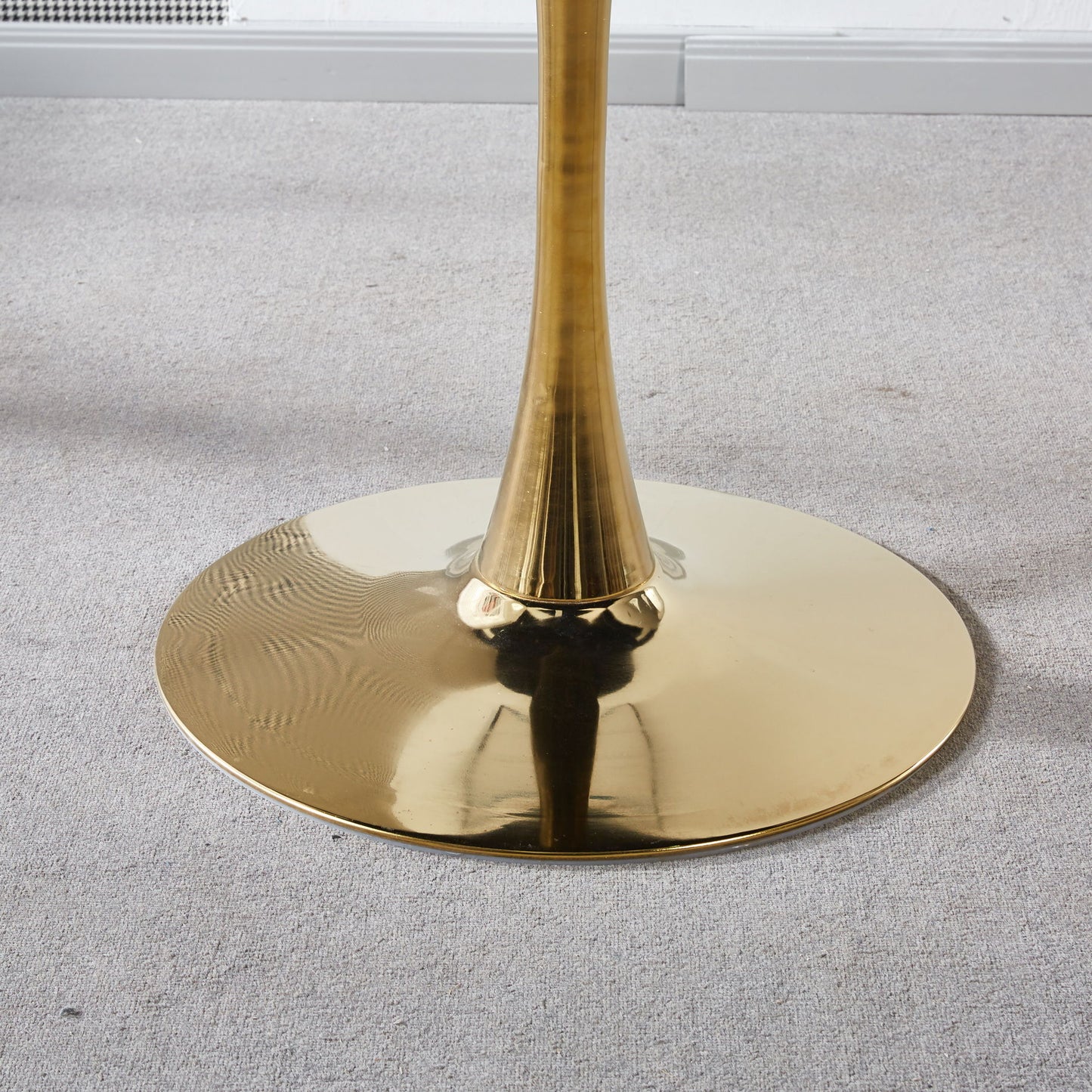 Tulip Table Mid-Century Dining Table With Round MDF Table Top, Pedestal Dining Table, End Table Leisure Coffee Table Home Essentials