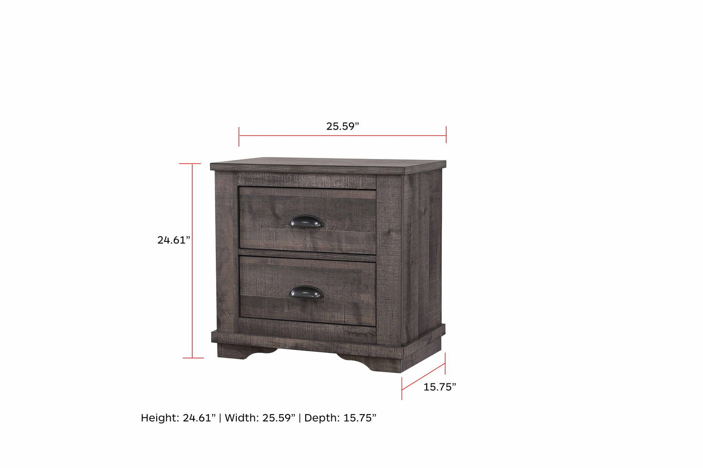 Coralee - Nightstand Crown Mark