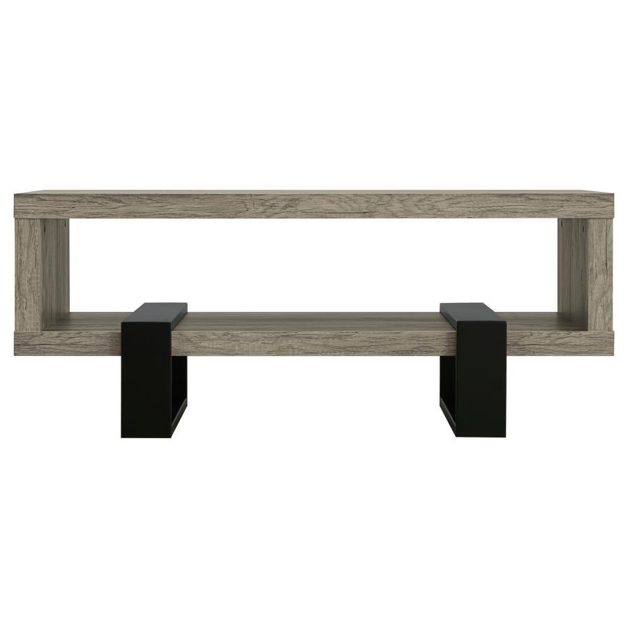 Dinard - Engineered Wood Coffee Table - Gray Driftwood CoasterEssence