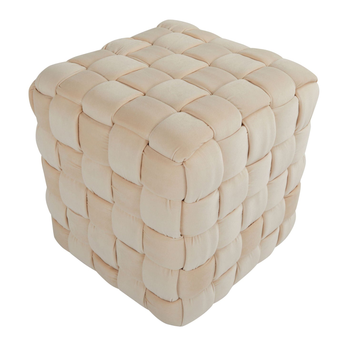 Square Braided Ottoman - Lumi Source