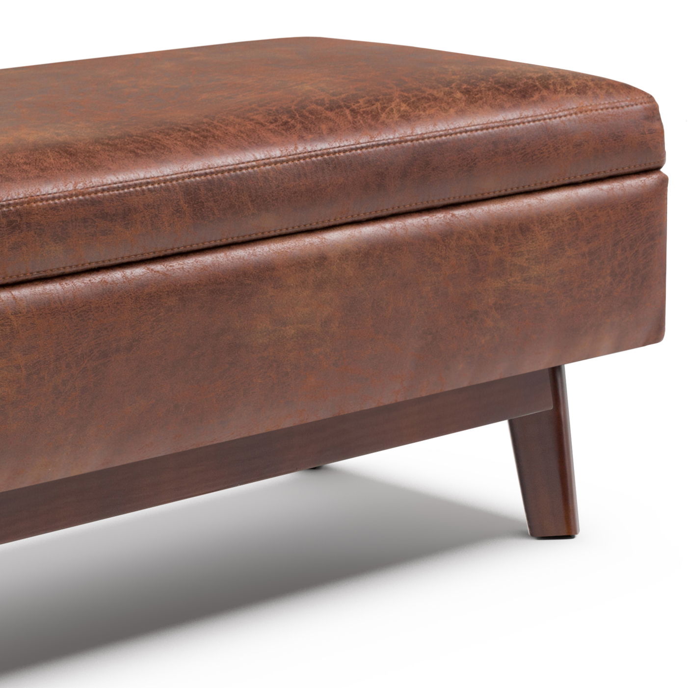 Owen - Upholstered Rectangular Storage Ottoman Simpli-Home