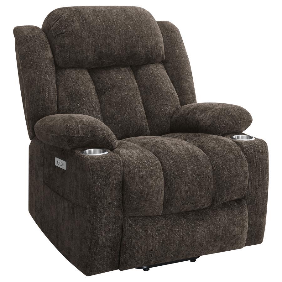 Houston - Upholstered Power Lift Recliner Chair CoasterEveryday