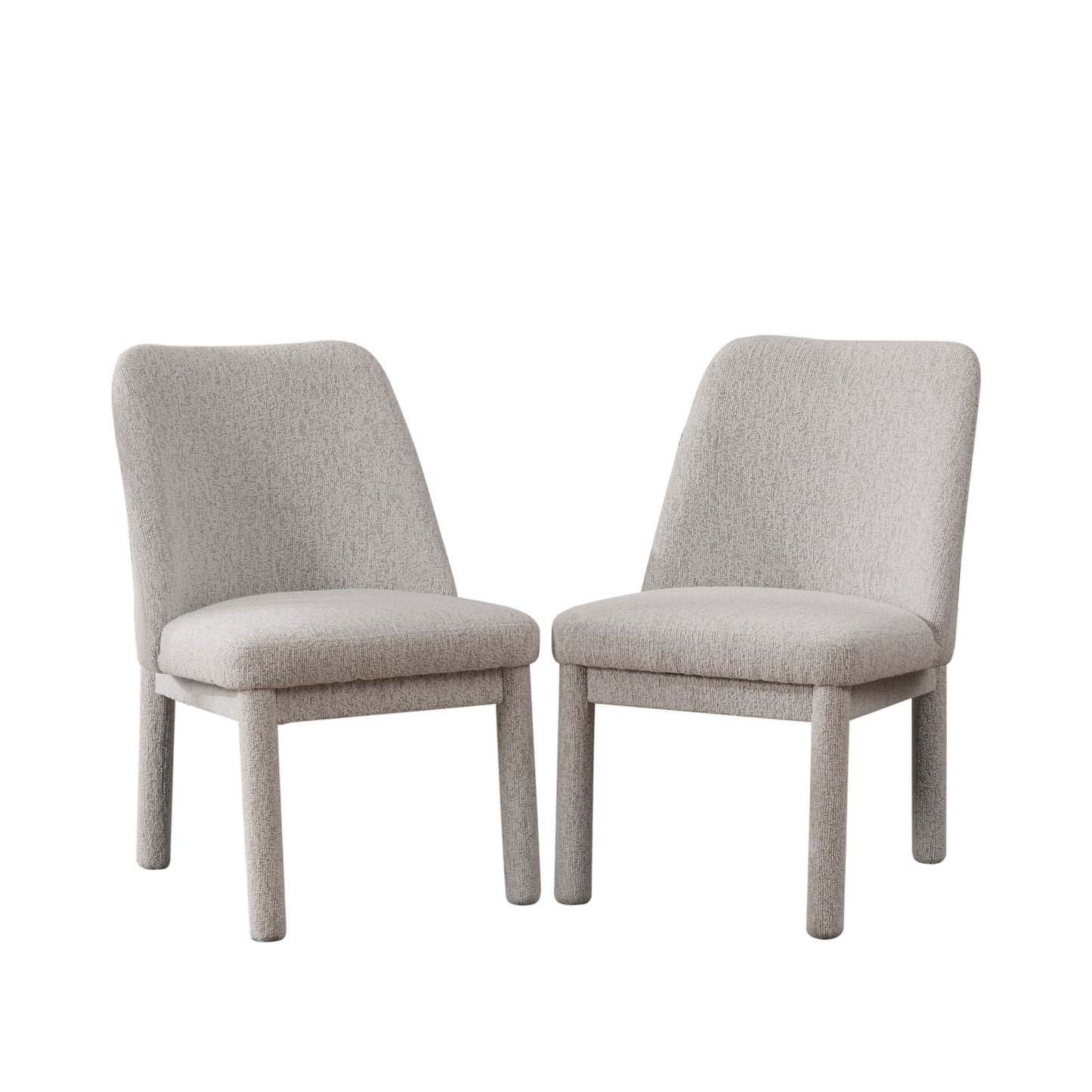 Wide Minimalist Dining Chair (Set of 2) Home Essentials