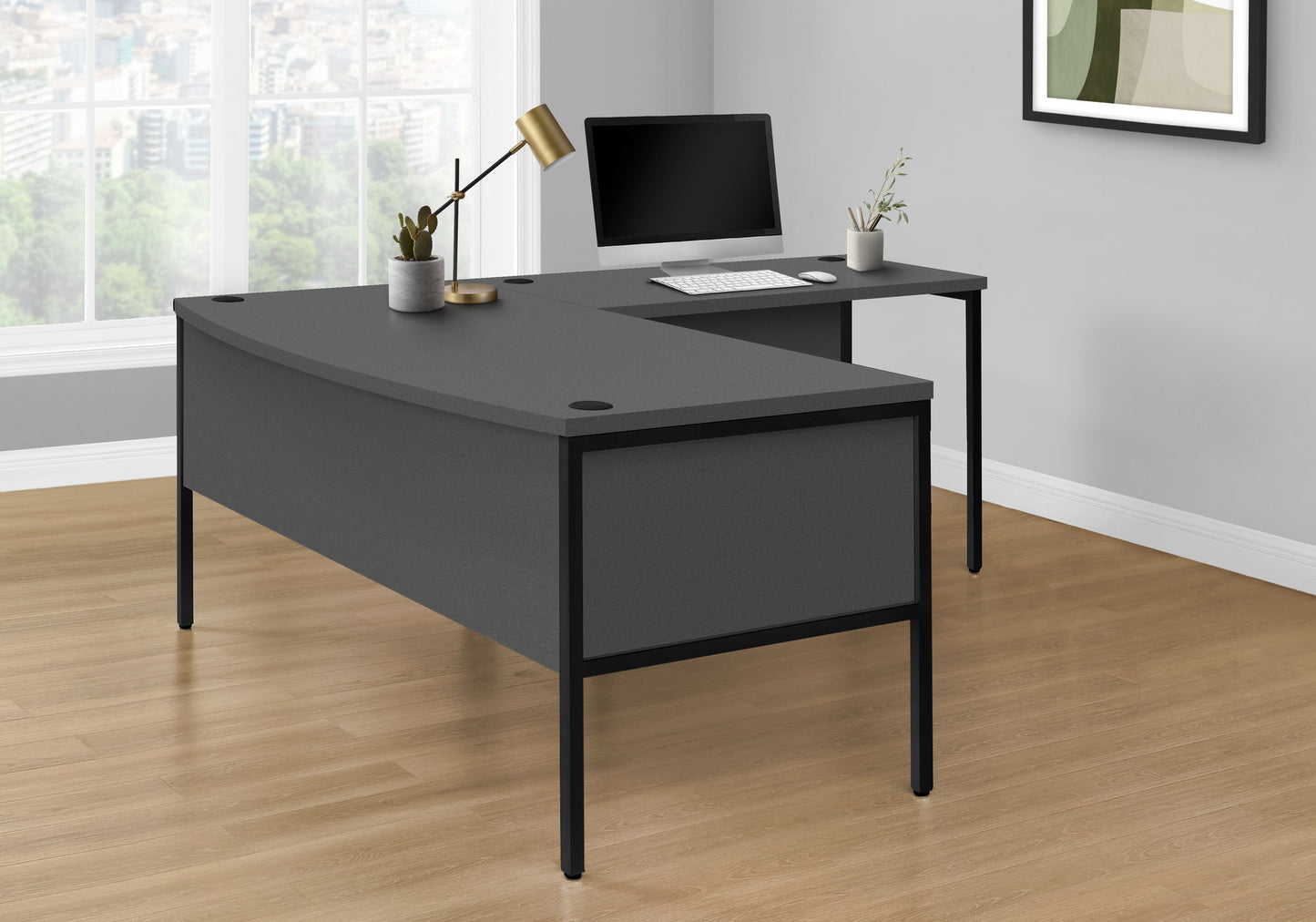 Computer Desk, Home Office, Commercial Grade, Contemporary & Modern 8th Street