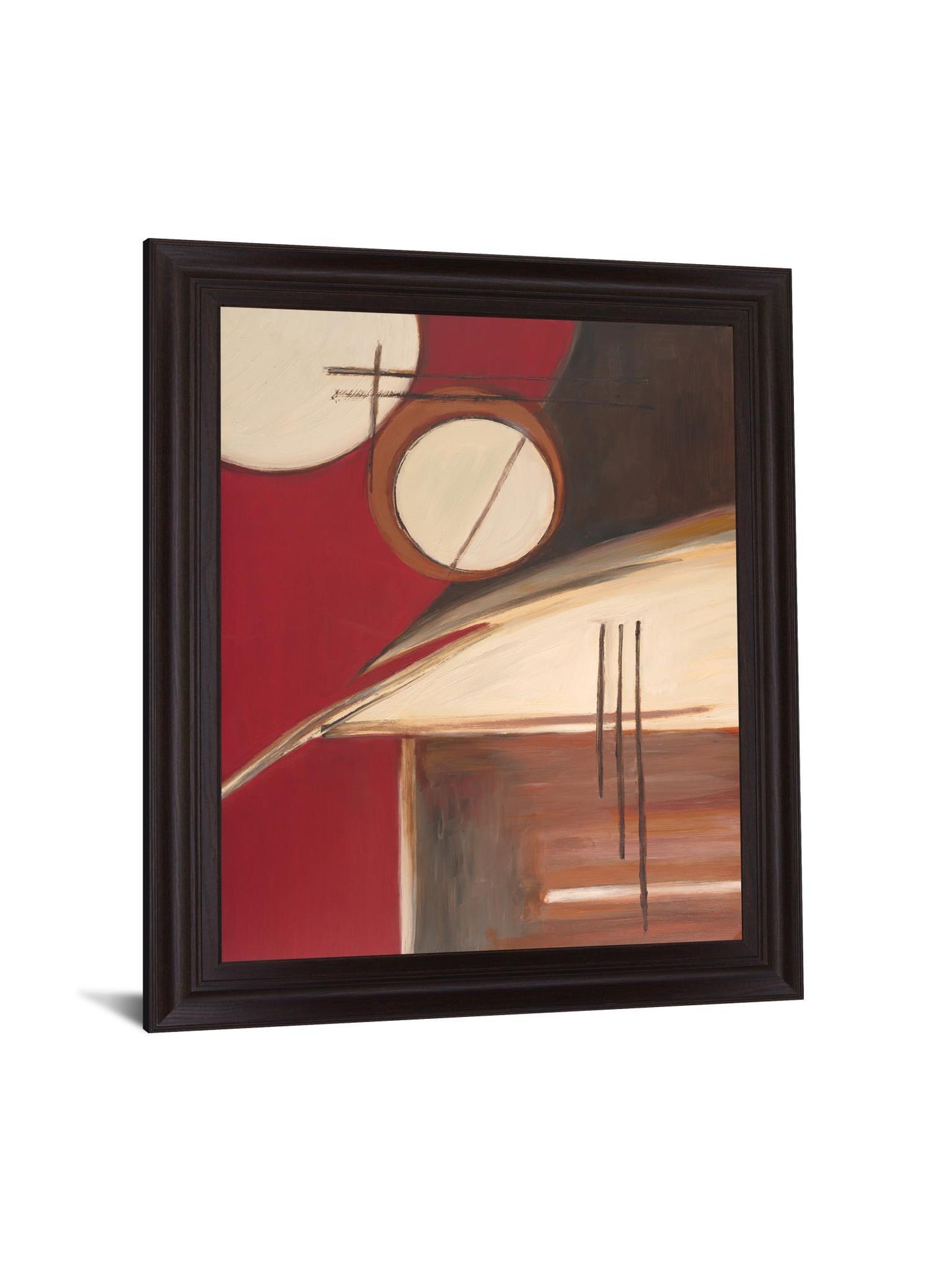 Crimson Orbit - 28" x 34" Framed Wall Art Classy Art