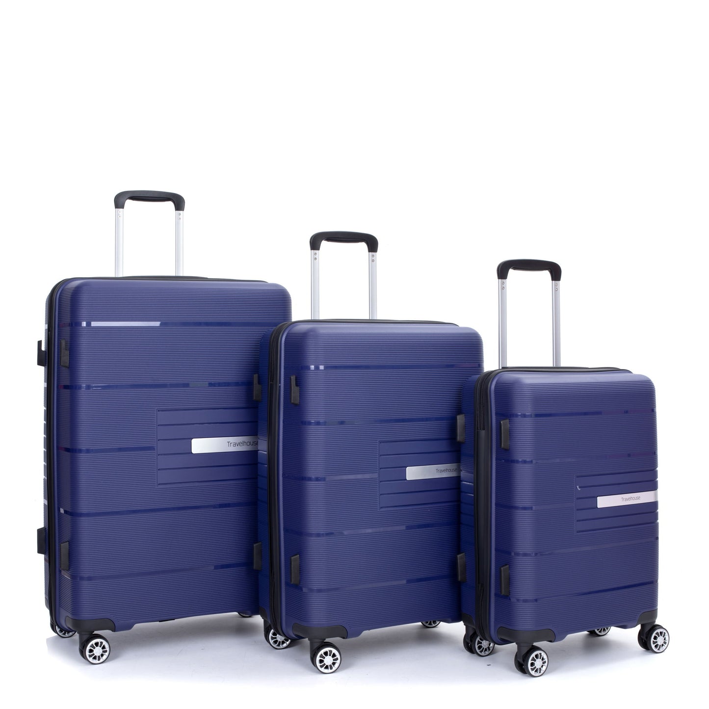 Hardshell Suitcase Double Spinner Wheels Luggage Sets, Lightweight With Tsa Lock, 3 Piece Set Daily Nest
