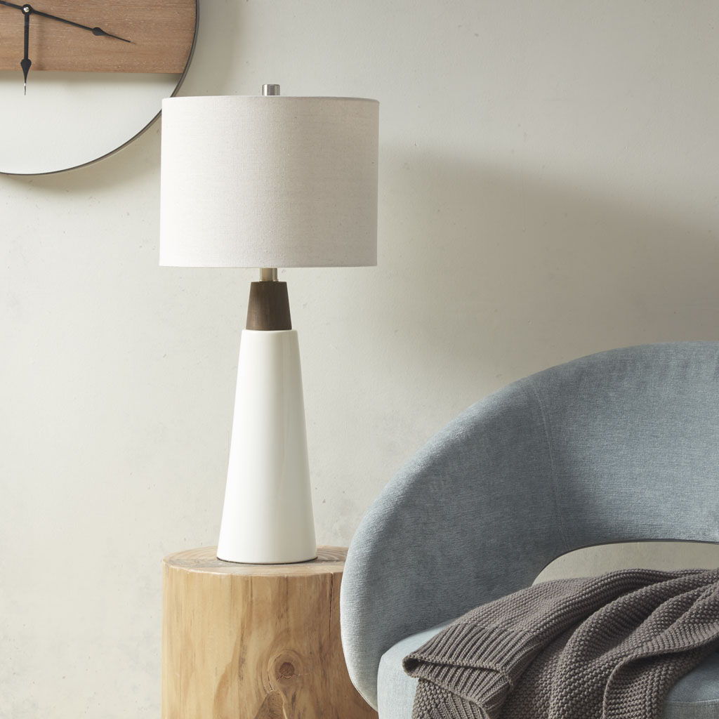 Tristan - Table Lamp - White INK+IVY