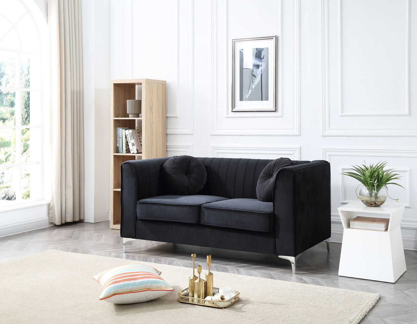 Delray - Micro Suede Loveseat Glory Furniture