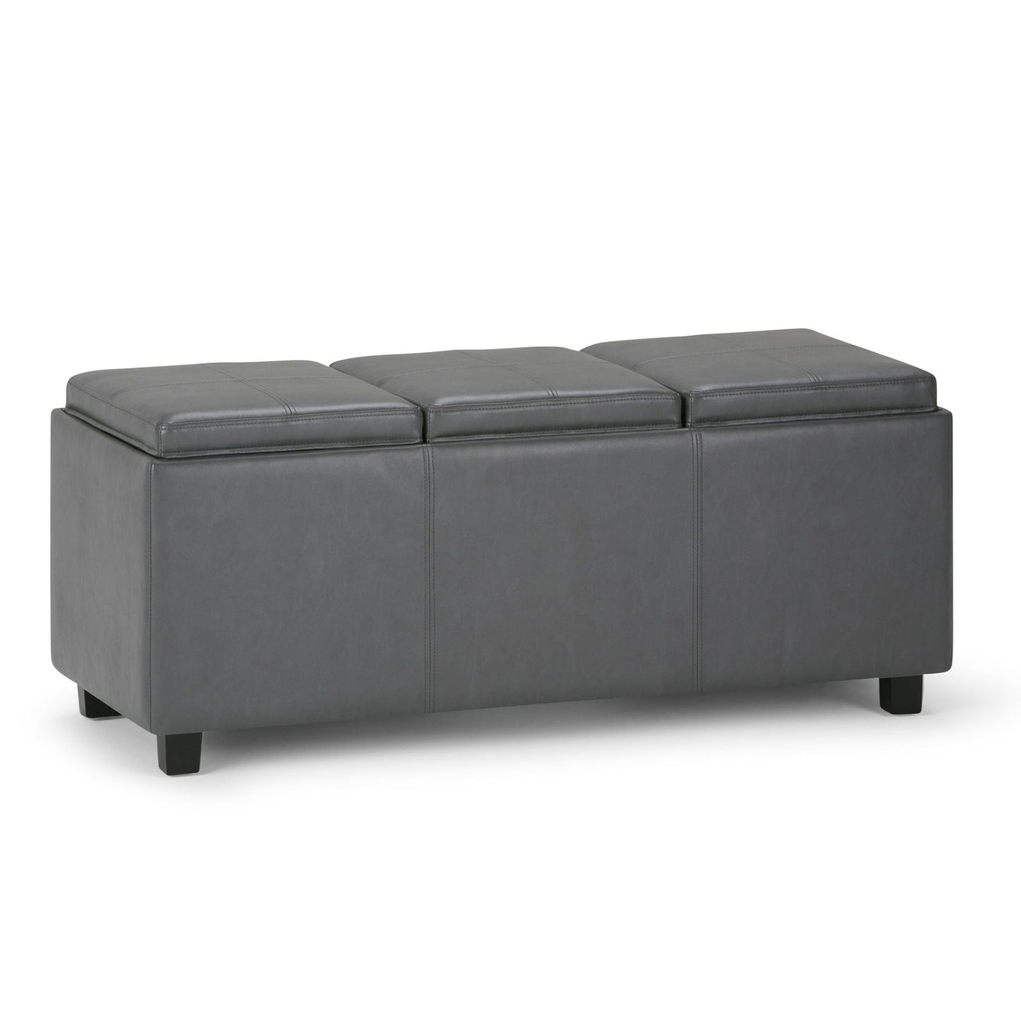 Avalon - Upholstered Storage Ottoman Simpli-Home