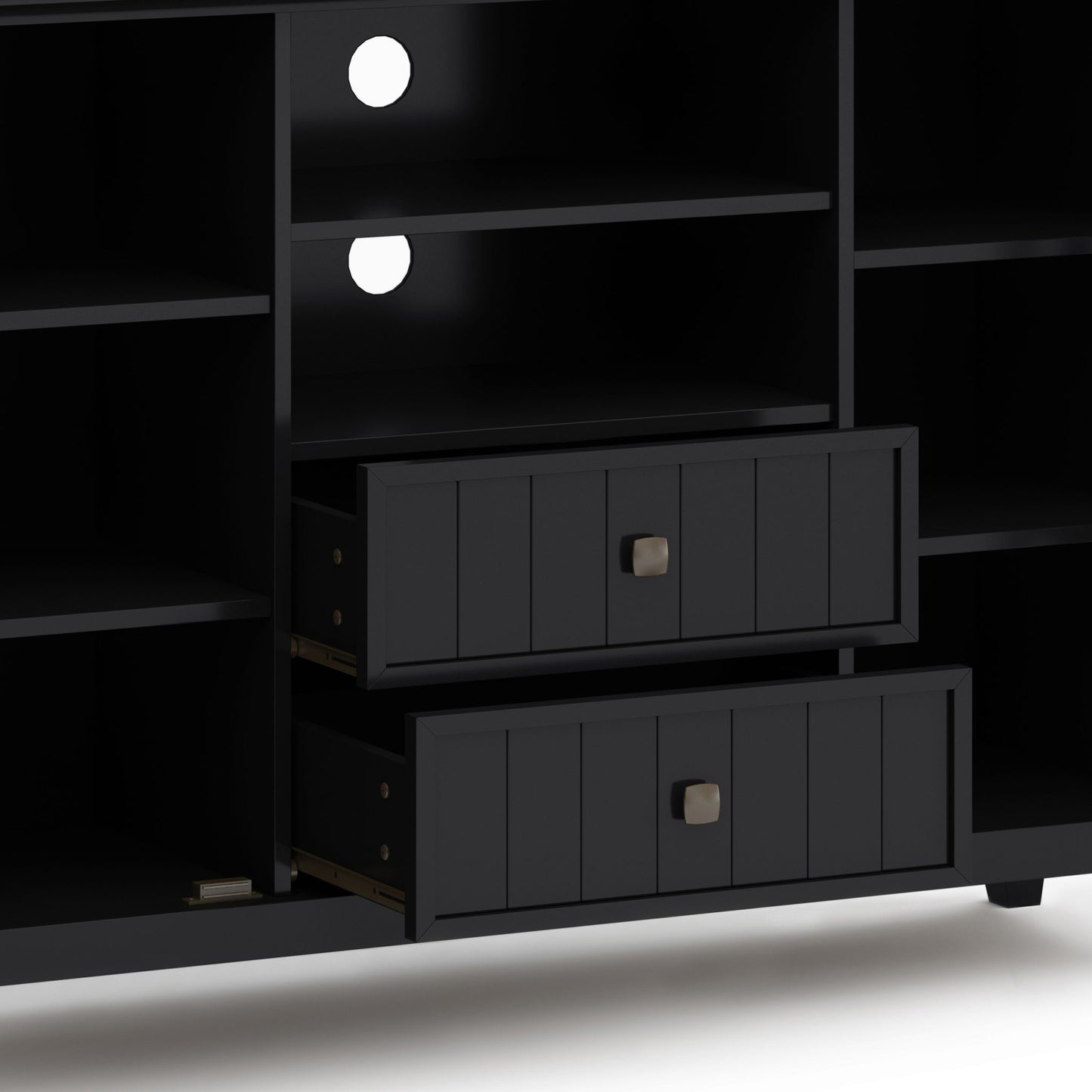 Acadian - Handcrafted Tall TV Media Stand Simpli-Home