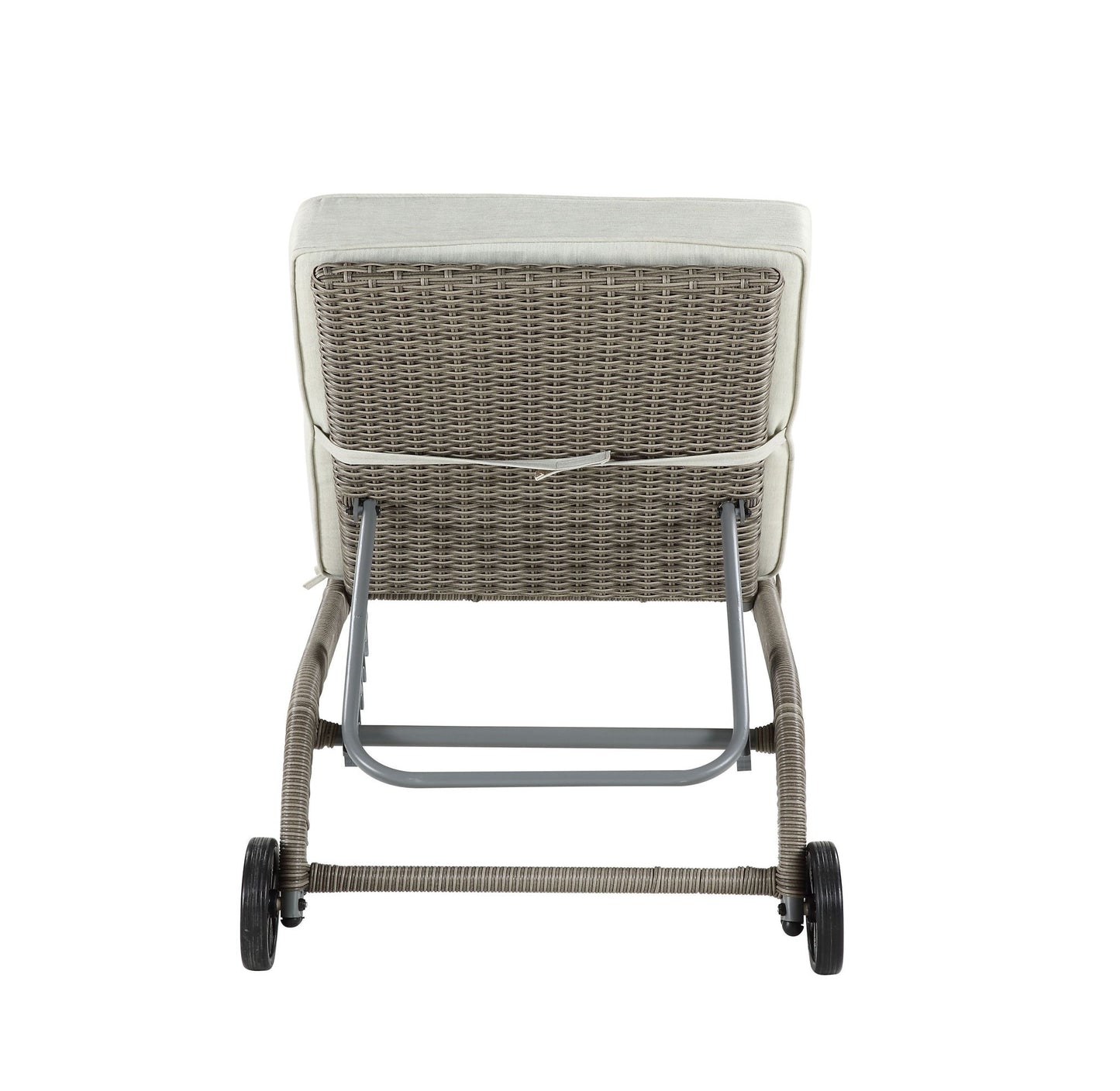 Salena - Patio Sun Lounge - Beige / Gray Acme