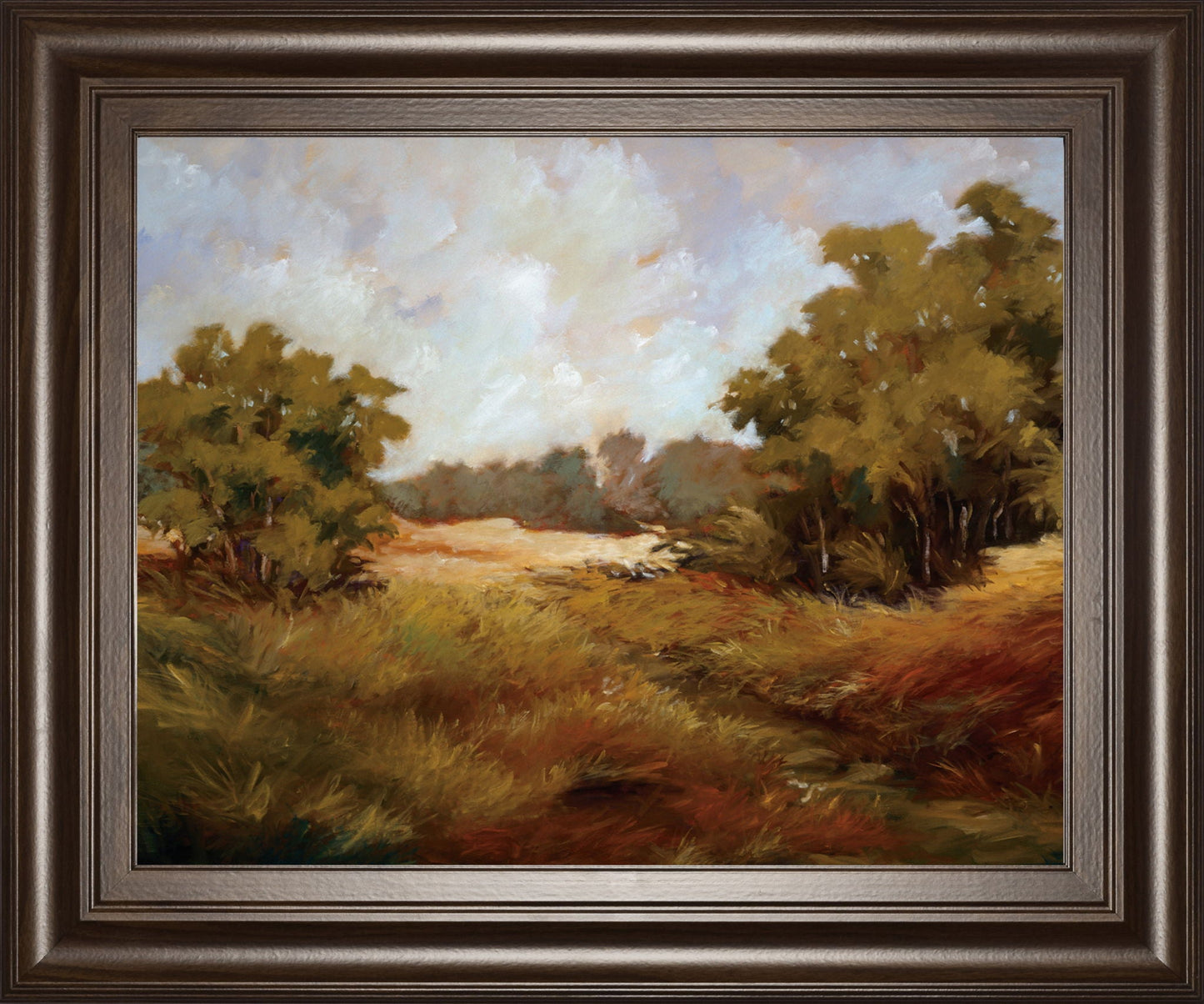 Peaceful Retreat I By Baynes, M - Framed Print Wall Art - Green - Snoozhouse