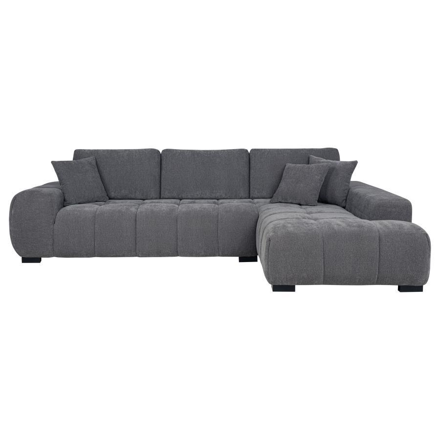 Octavia - Upholstered Sectional Chaise Sofa Coaster Fine Furniture