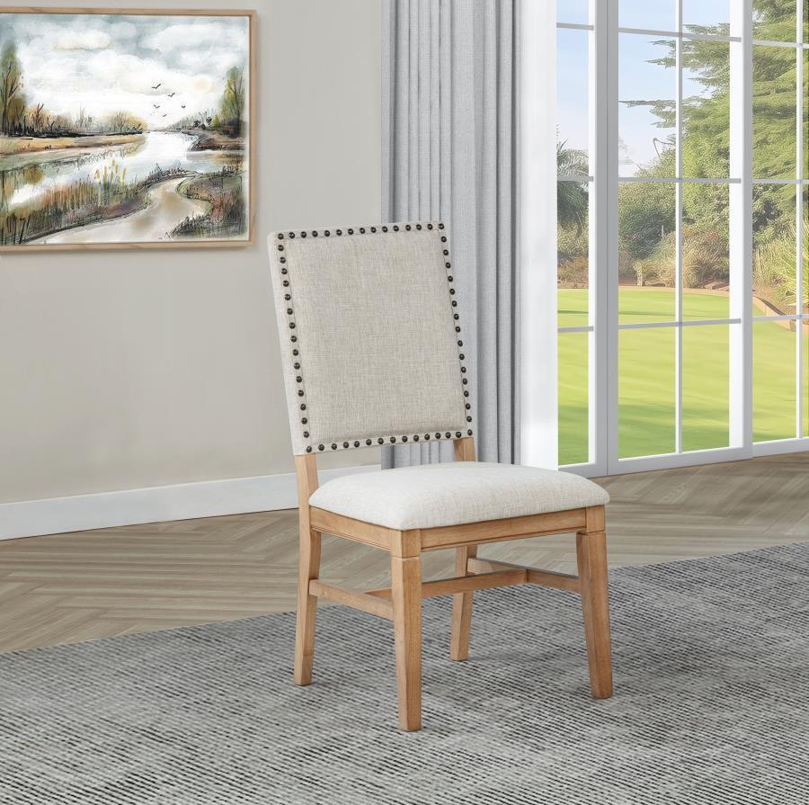 Middleton - Upholstered Dining Side Chair Beige (Set of 2) - Natural Coaster Fine Furniture