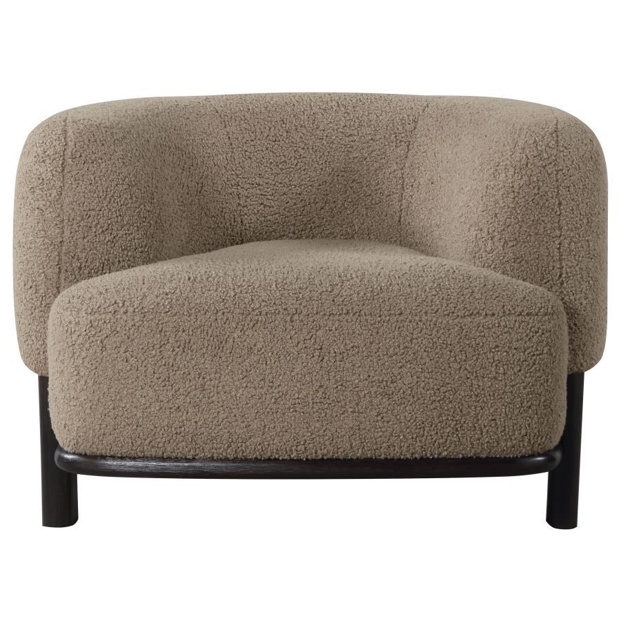 Lawler - Upholstered Barrel Back Accent Chair CoasterEveryday
