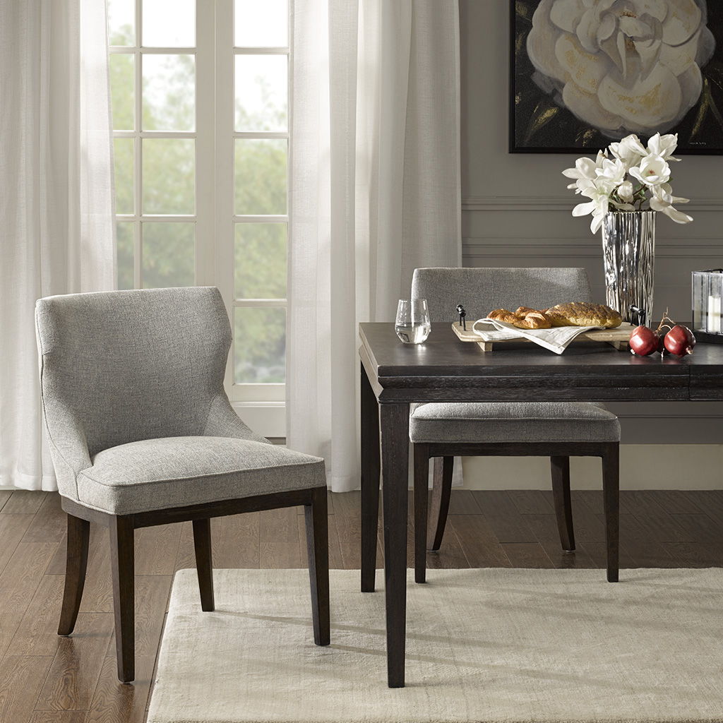 Hutton - Dining Side Chair (Set of 2) - Gray Madison Park Signature