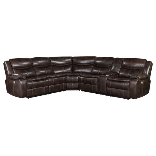 Sycamore - Upholstered Power Reclining Sectional Sofa Coaster Fine Furniture
