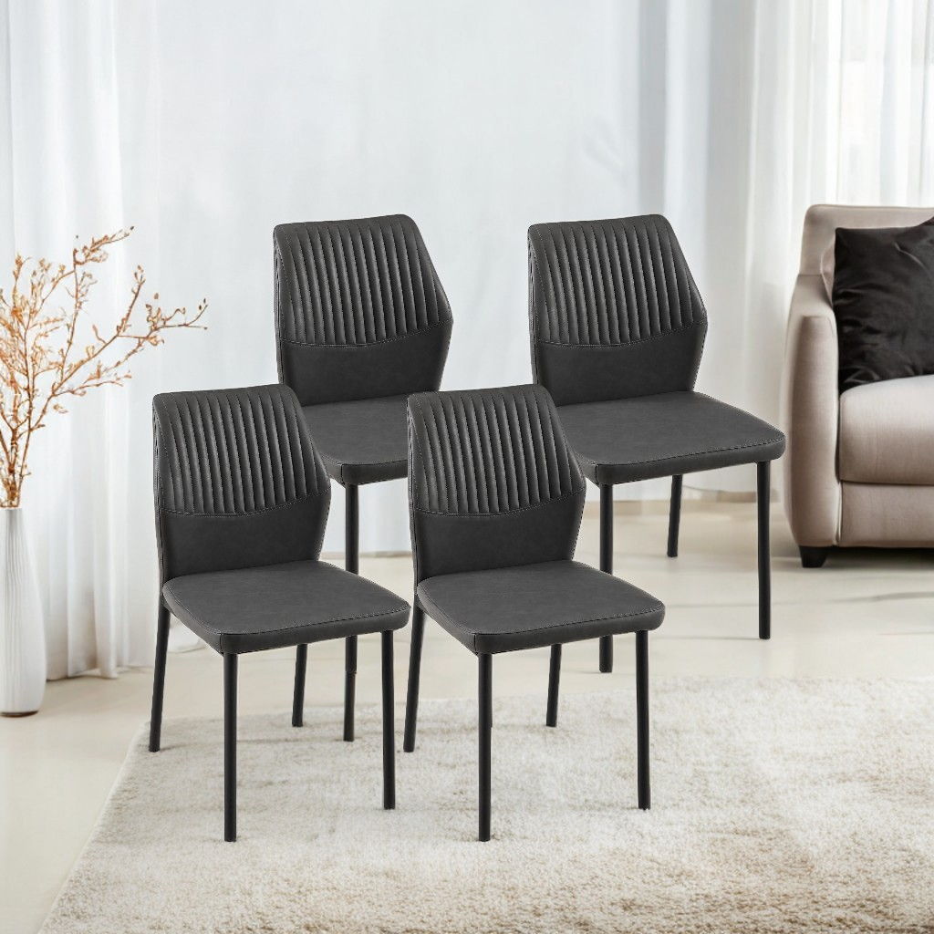 Dining Chairs Living Room Chair Modern Kitchen Armless Side Chair With Metal Legs Home Essentials