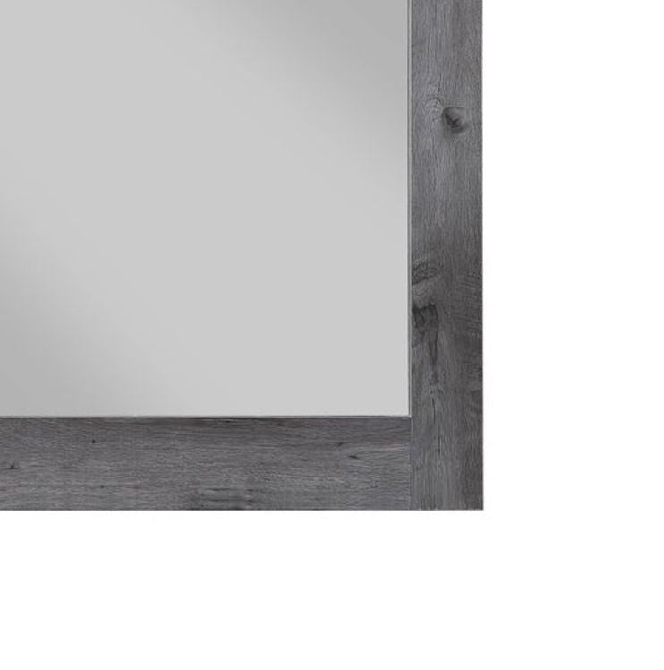 Vidalia - Rustic Mirror - Gray / Oak Acme