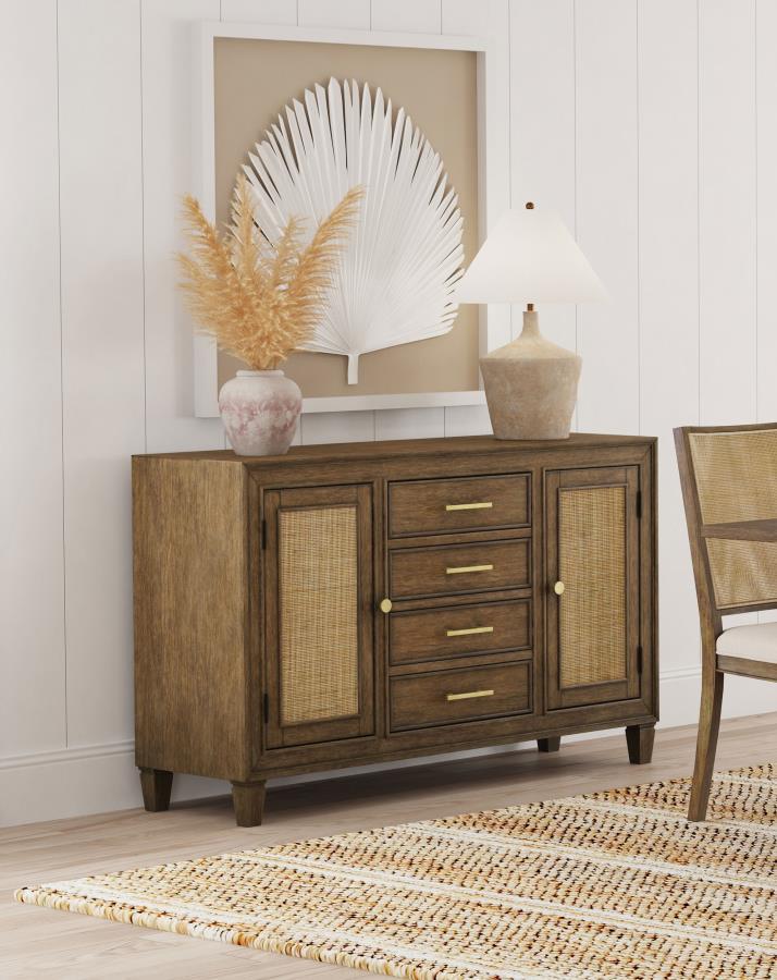 Matisse - 4-Drawer Sideboard Buffet Cabinet - Dark Brown Coaster Fine Furniture
