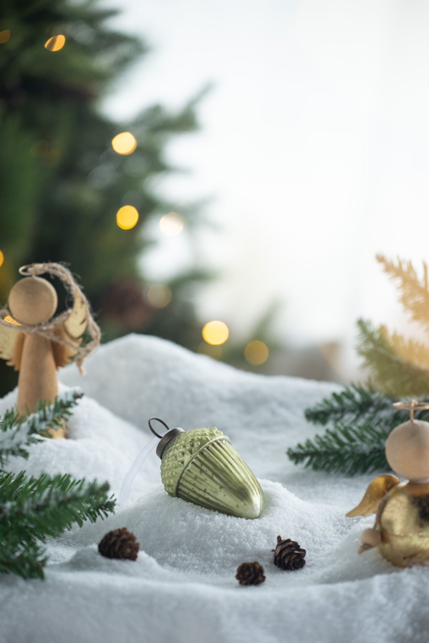 Tear Drop Ornament, Decorative Hanging Christmas Tree Ornaments For Holiday Party Decorations (Set of 12) Daily Nest
