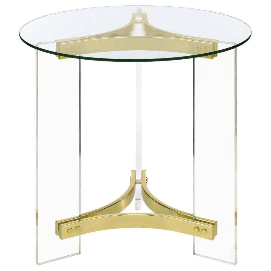Janessa - Acrylic Coffee And End Table Set Coaster Fine Furniture