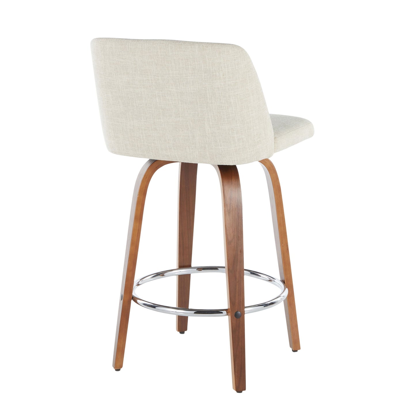 Toriano - Mid-Century Modern Counter Stool (Set of 2) Lumi Source