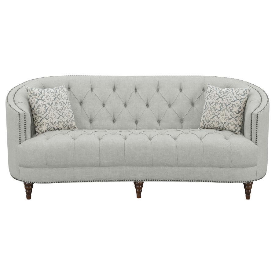 Avonlea - Upholstered Sloped Arm Sofa CoasterElevations