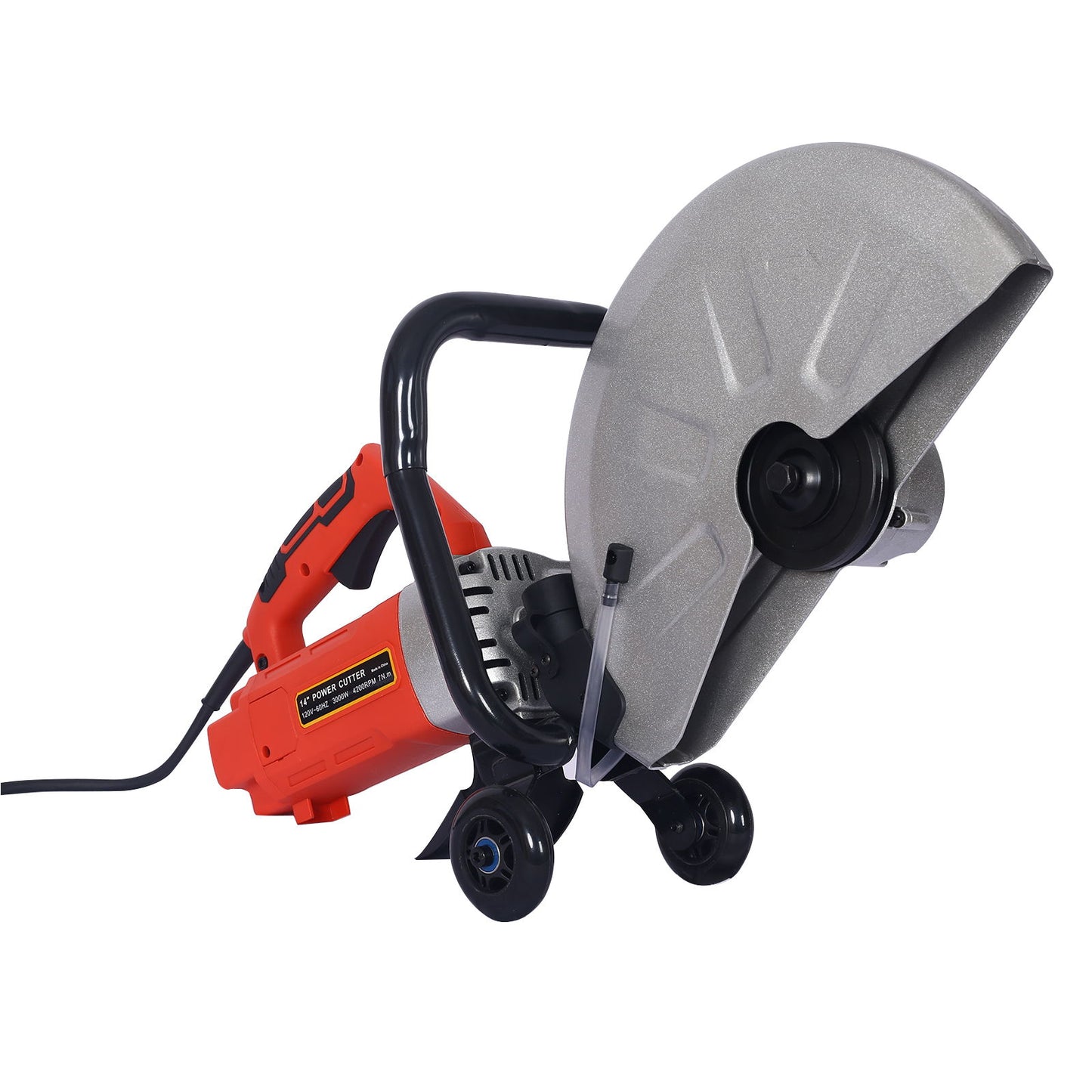 Heavy Duty Electric 14" Cut Off Saw With Water Line Attachment - Black / Silver Daily Nest