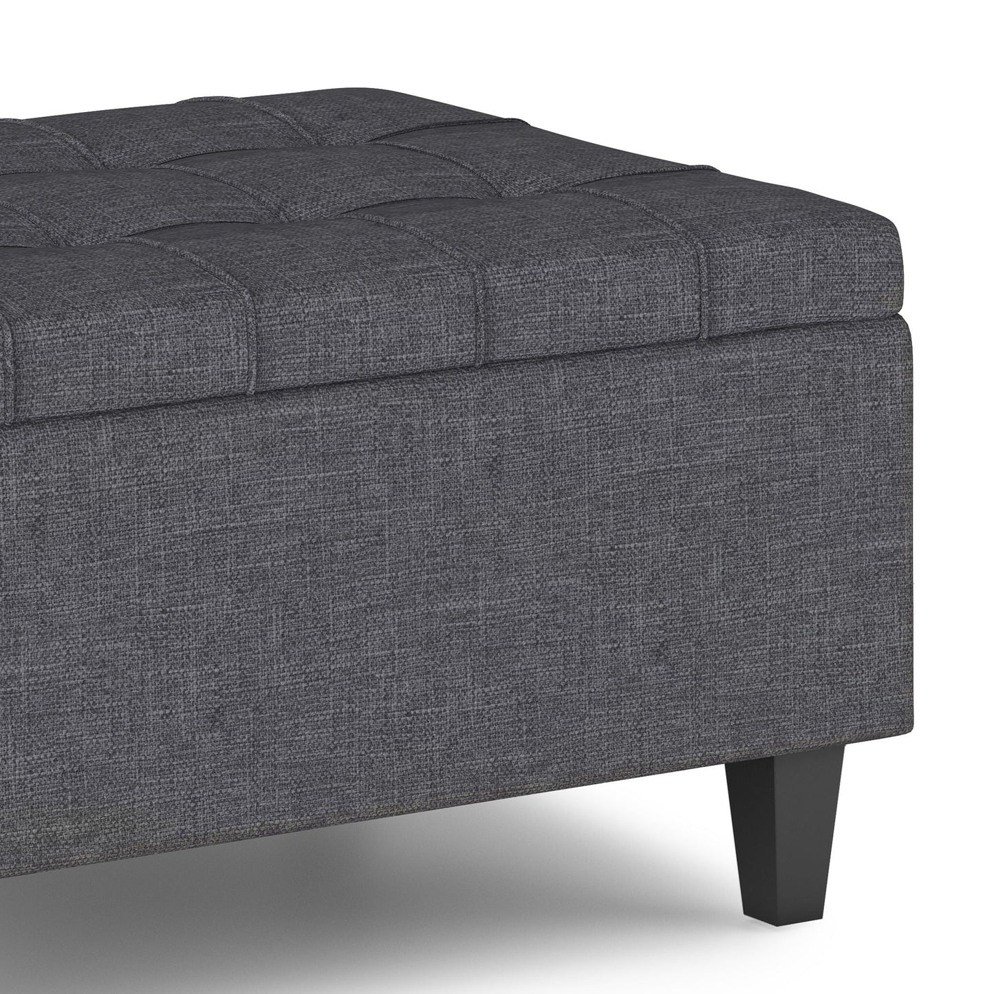 Harrison - Upholstered Coffee Table Storage Ottoman Simpli-Home