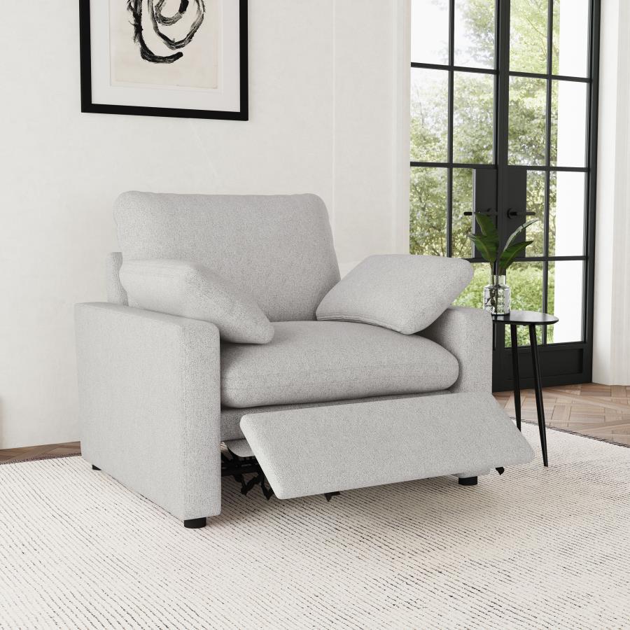 Collins - Upholstered Power Recliner Chair Coaster Fine Furniture