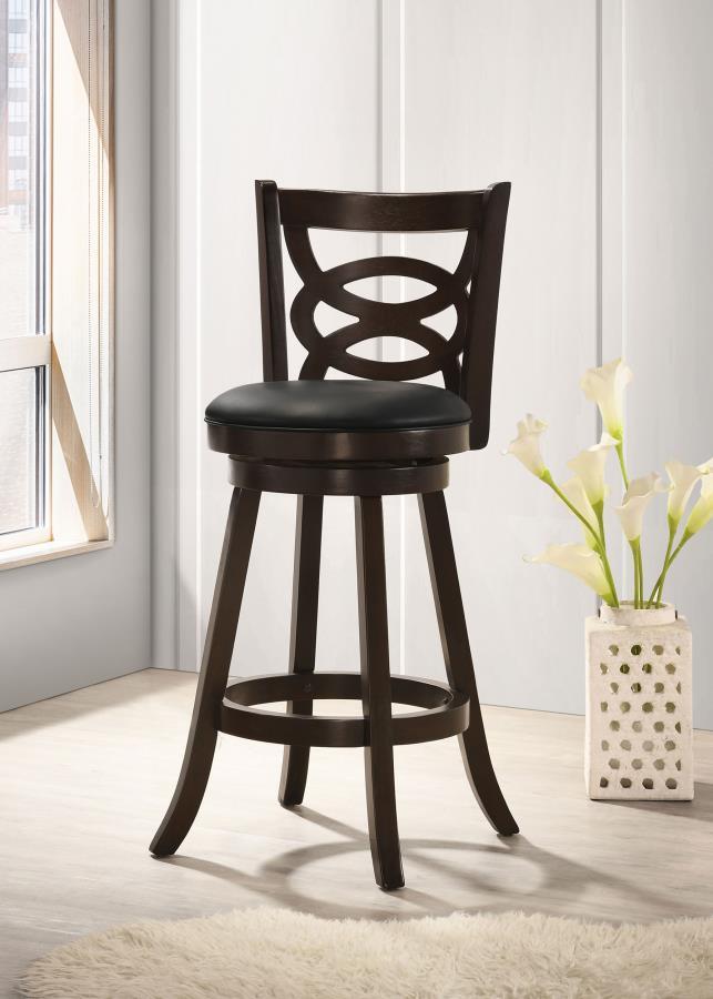 Calecita - Wood Swivel Counter Stool (Set of 2) CoasterEssence