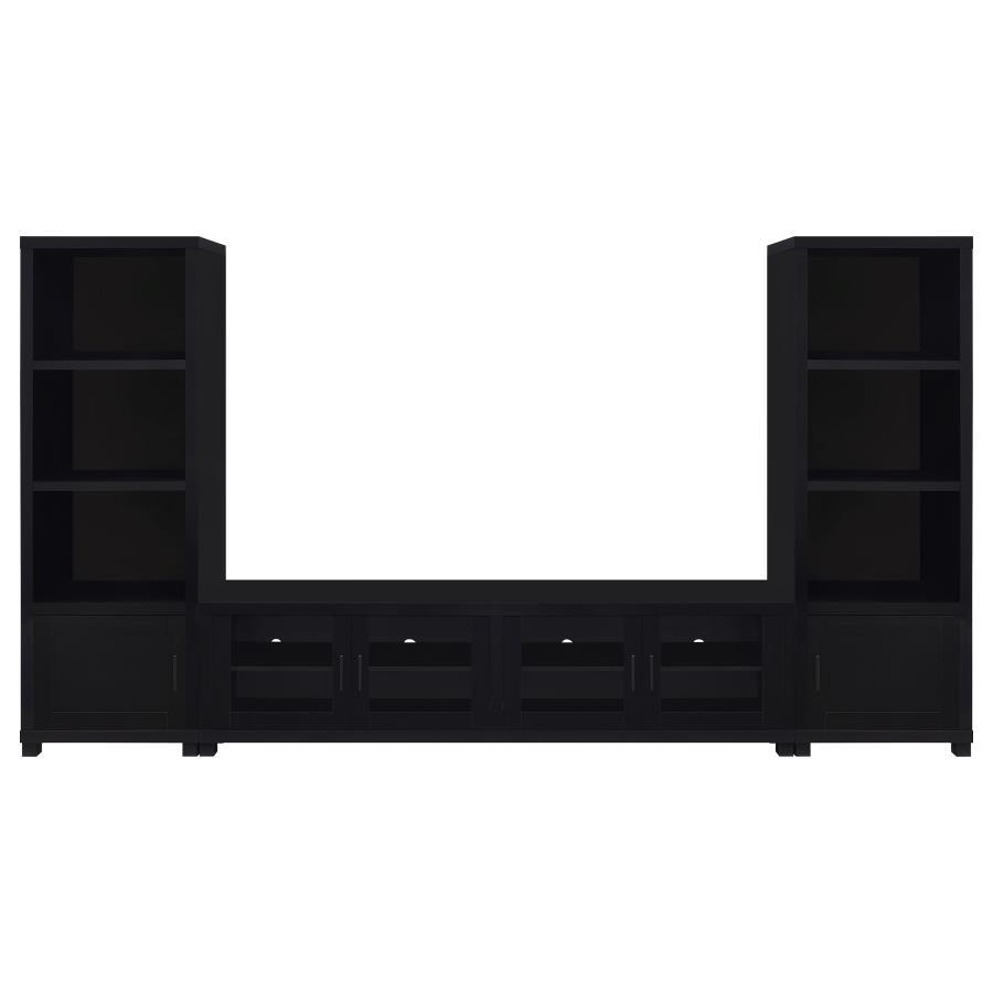Jupiter - 3 Piece Entertainment Center TV Stand - Black Coaster Fine Furniture